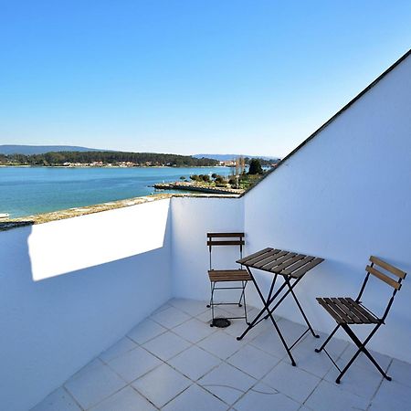 Apartamento Con Terraza Frente Al Mar En O Grove Exteriör bild